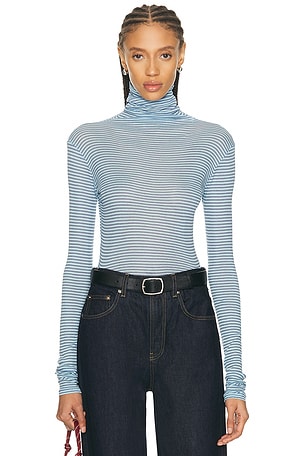 American Vintage Massachusetts Top in Baby Blue