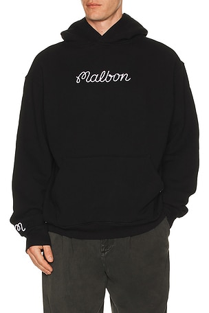 Malbon Golf Fesque Hoodie in Black