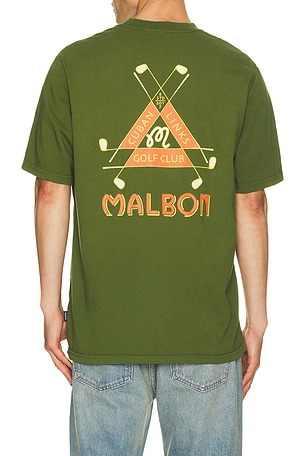 Malbon Bermuda Trinity Tee in Green