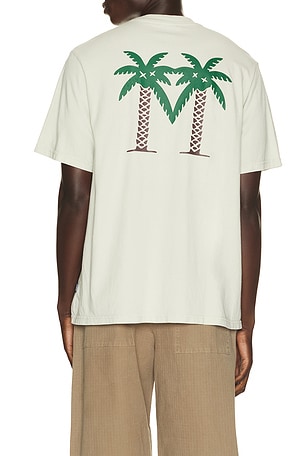 Malbon Bermuda Palms Tee in Green