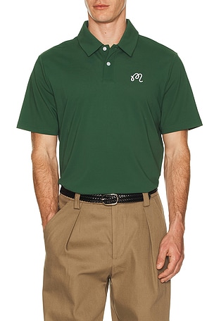 Malbon Golf Fairway Baldwin Polo in Green