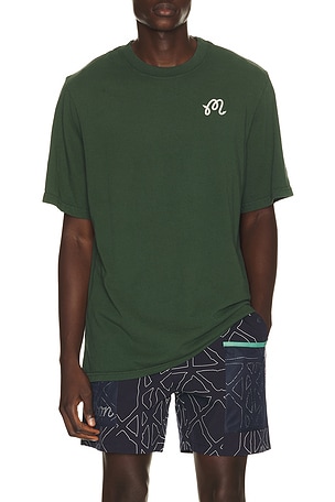 Malbon x Golf & Bass Club Bermuda Lures Tee in Green