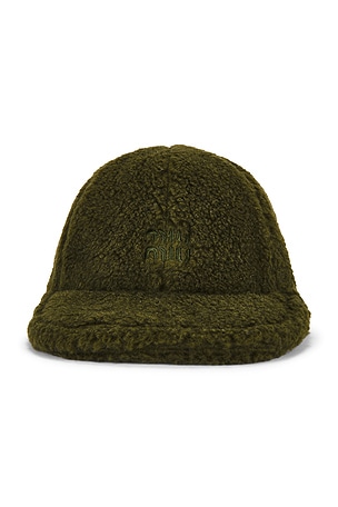 Miu Miu Baseball Cap in Olive