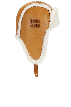 Miu Miu Trapper Hat in Brown