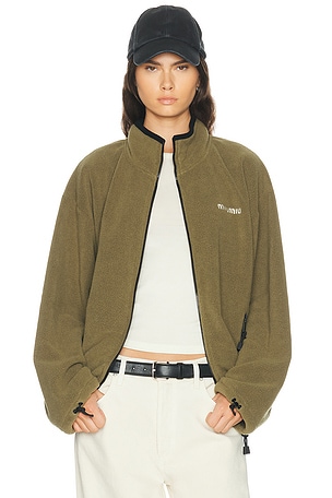 Miu Miu Pile Jacket in Green