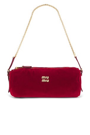 Miu Miu Velluto Bag in Red