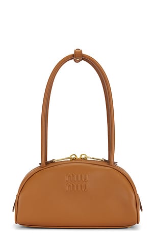 Miu Miu Softy Beau Handbag in Brown