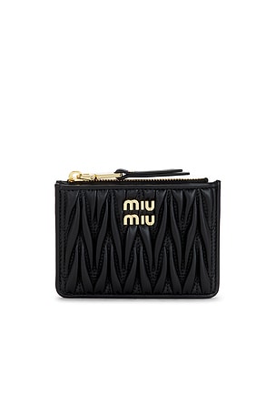 Miu Miu Card Case in Black