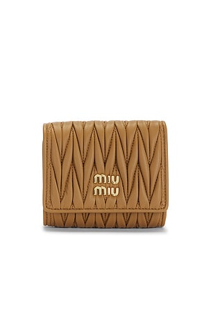 Miu Miu Wallet in Tan