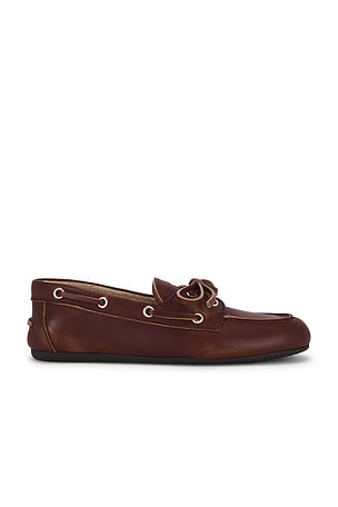 The Row Leo Slipper in Black | FWRD
