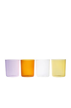 Maison Balzac Large Gobelets Set of 4 in Yellow