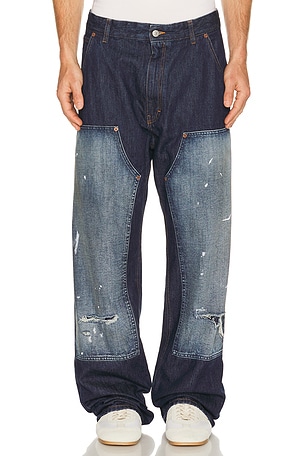 MM6 Maison Margiela Pants 5 Pockets in Blue