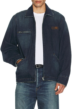 MM6 Maison Margiela Sportsjacket in Blue