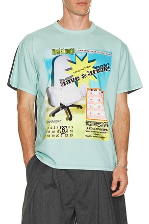 MM6 Maison Margiela T-Shirt in Blue