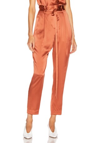 Paperbag Cropped Trouser