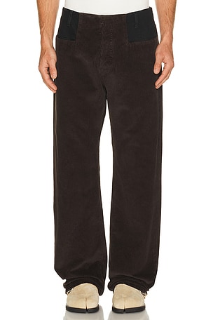 Maison Margiela Waistless Trousers in Brown