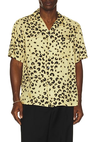 Maison Margiela Short-Sleeved Shirt in Yellow
