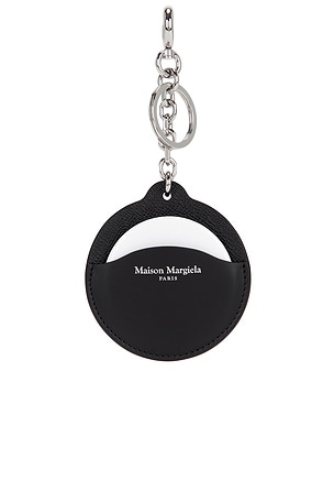 Maison Margiela Air Tag Key Ring in Black