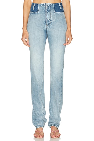 Maison Margiela Waistless Straight Leg in Blue