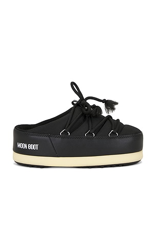 MOON BOOT Evx Mule Nylon Boot in Black