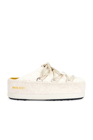 MOON BOOT X Guest in Residence EVX Mule Knit Boot in White