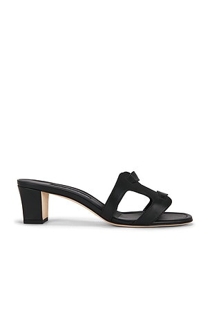 Manolo Blahnik Grellanu 50 Sandal in Black