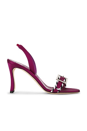 Manolo Blahnik Sumbasan 90 Sandal in Pink