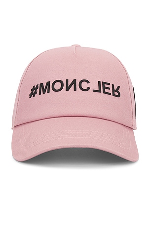 Moncler Grenoble Baseball Cap in Pink