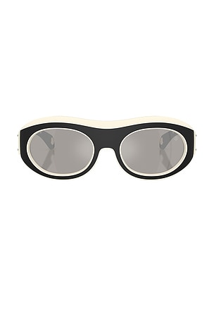 Moncler Ramillon Sunglasses in Black,Cream
