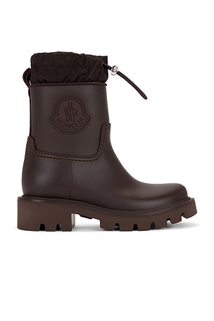 Moncler Kickstream Rainboot in Brown