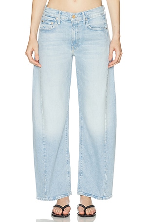 MOTHER The Mid Rise Half-pipe Hover Jeans in Blue