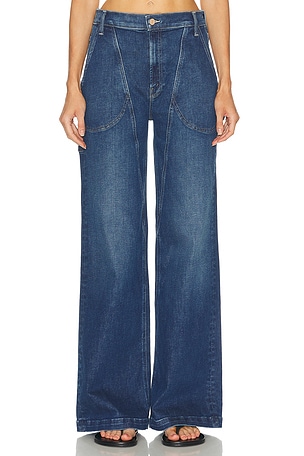 MOTHER The Chisel Sneak Jeans in Blue