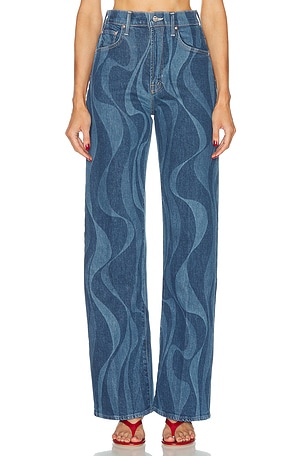 MOTHER The Lasso Sneak Jeans in Blue