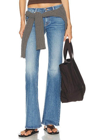 MOTHER The Jinx Heel Jeans in Blue