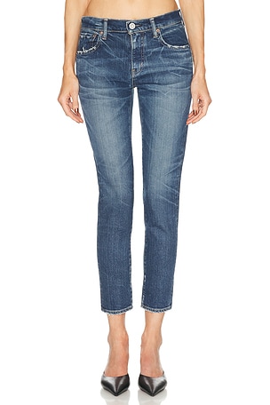 Moussy Vintage Holliston Skinny Jeans in Navy