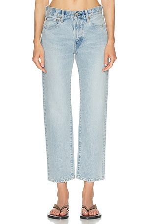 Moussy Vintage Elko Boy Jeans in Blue