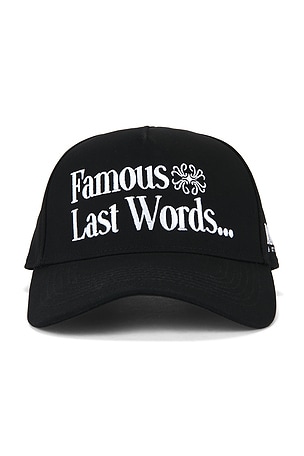 Midnight Rodeo Famous Last Words Hat in Black