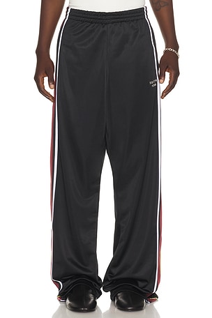 Martine Rose Wide Leg Track Pant in Black