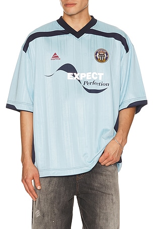 Martine Rose Football Top in Baby Blue