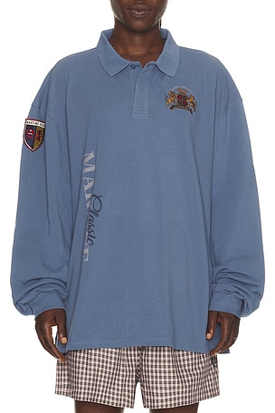 Martine Rose Polo in Blue