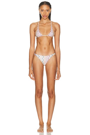 Missoni Triangle Bikini Set in Neutral