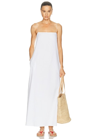 Matteau Square Cami Dress in White