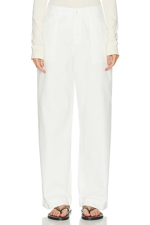 Matteau Straight Leg Cargo Pant in Ivory