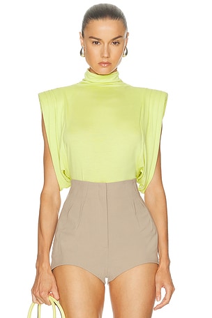 Mugler Tank Top in Yellow