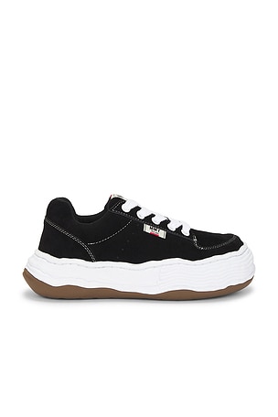 Maison MIHARA YASUHIRO Oliver Original Sole Suede Low Top Sneaker in Black