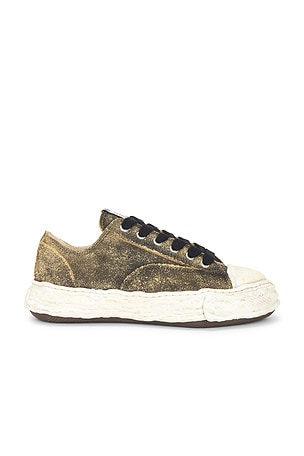 Maison MIHARA YASUHIRO Peterson 23Original Sole Vintage Suede Low Top Sneaker in Brown