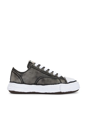 Maison MIHARA YASUHIRO Peterson23 Original Sole Vintage Leather Low -Top Sneaker in Black