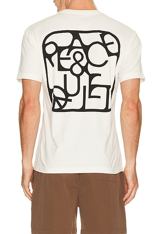 Museum of Peace and Quiet Scramble T-Shirt in White