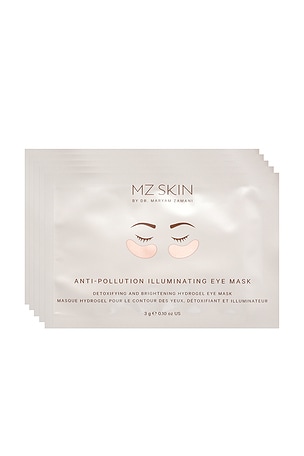 MZ SKIN Bio-Placenta Peptide Illuminating Hydrogel Eye Mask 5 Pack in Beauty: NA