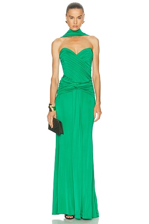 The New Arrivals by Ilkyaz Ozel Amanda Gown in Green